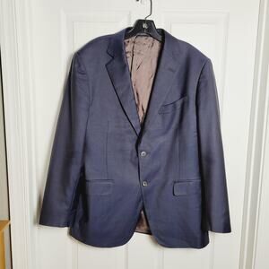 Suitsupply Blazer Mens US 42R Navy Napoli Wool S110 Zignone Suit Jacket Office